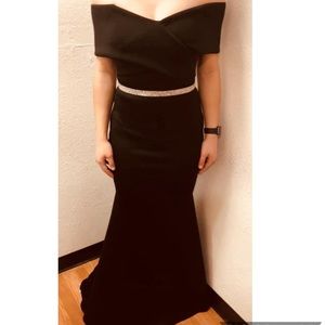 Black evening dress for sale. Only worn once